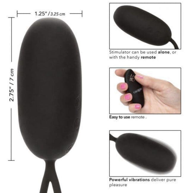 Calexotics Silicone Remote Rechargeable Egg Vibrator